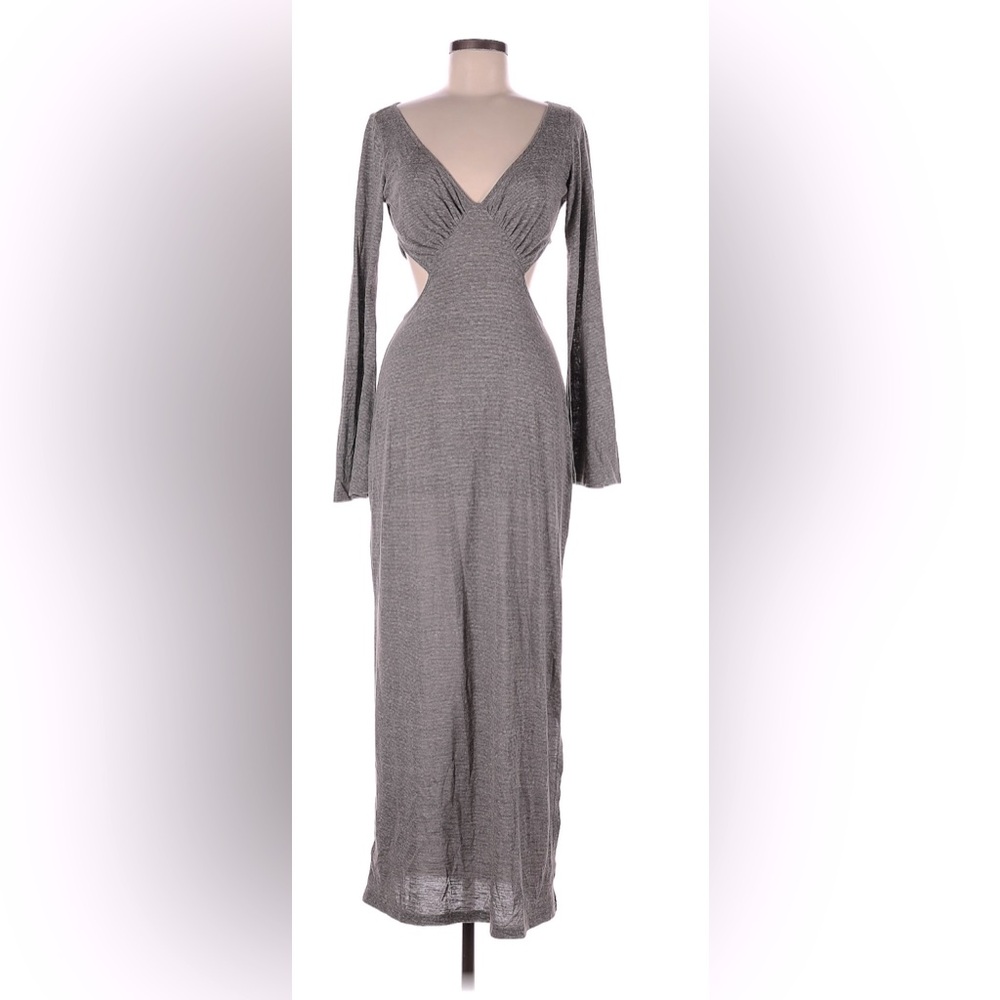 URBAN OUTFITTERS ECOTE PLUNGE SIDE CUT OUT MAXI DRESS . Size medium